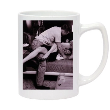 Angelina Jolie 14oz White Statesman Mug