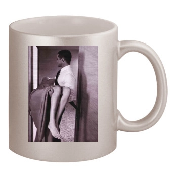 Angelina Jolie 11oz Metallic Silver Mug