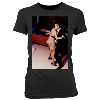 Angelina Jolie Women's Junior Cut Crewneck T-Shirt