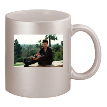 Angelina Jolie 11oz Metallic Silver Mug