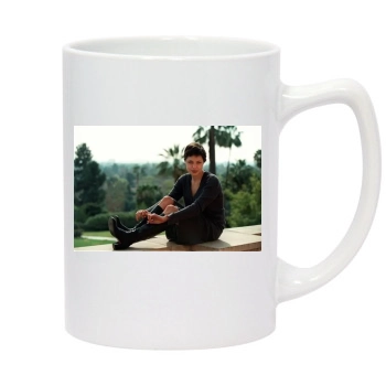 Angelina Jolie 14oz White Statesman Mug