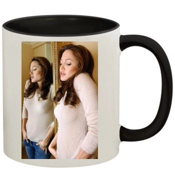 Angelina Jolie 11oz Colored Inner & Handle Mug