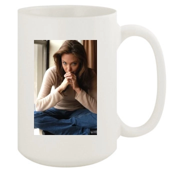 Angelina Jolie 15oz White Mug