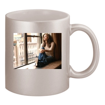 Angelina Jolie 11oz Metallic Silver Mug