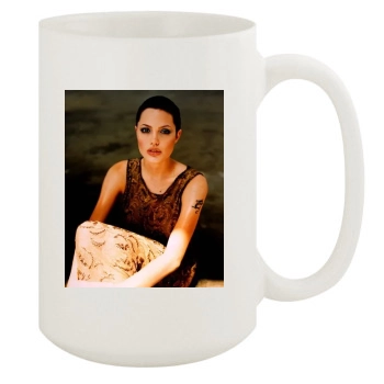 Angelina Jolie 15oz White Mug