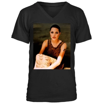 Angelina Jolie Men's V-Neck T-Shirt