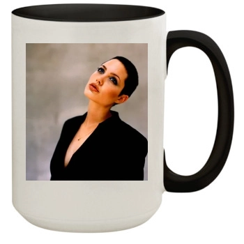 Angelina Jolie 15oz Colored Inner & Handle Mug