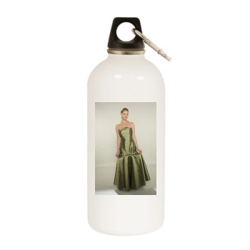 Katherine Heigl White Water Bottle With Carabiner