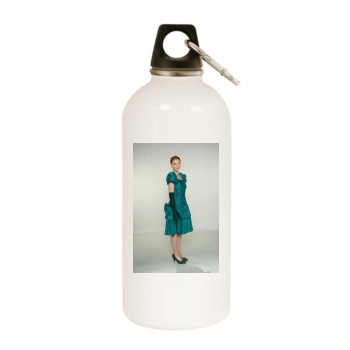 Katherine Heigl White Water Bottle With Carabiner