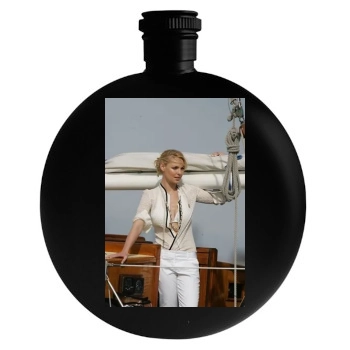 Katherine Heigl Round Flask