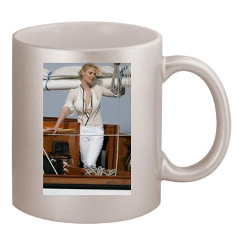 Katherine Heigl 11oz Metallic Silver Mug