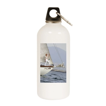 Katherine Heigl White Water Bottle With Carabiner