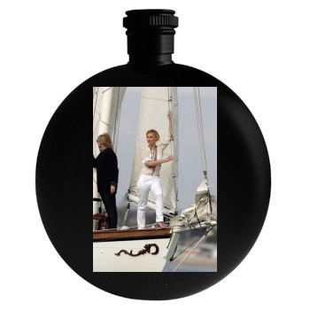 Katherine Heigl Round Flask