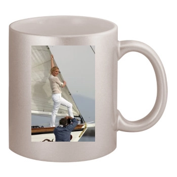 Katherine Heigl 11oz Metallic Silver Mug