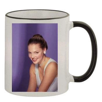 Katherine Heigl 11oz Colored Rim & Handle Mug