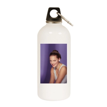 Katherine Heigl White Water Bottle With Carabiner