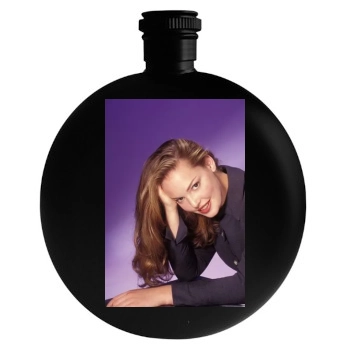 Katherine Heigl Round Flask