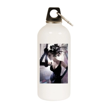 Katherine Heigl White Water Bottle With Carabiner