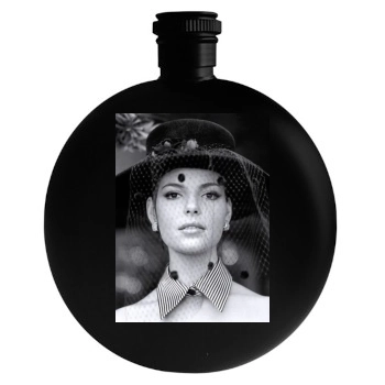 Katherine Heigl Round Flask