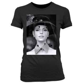 Katherine Heigl Women's Junior Cut Crewneck T-Shirt