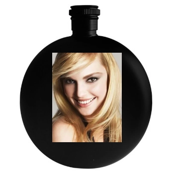 Katherine Heigl Round Flask