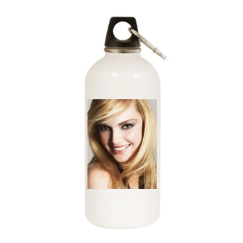 Katherine Heigl White Water Bottle With Carabiner