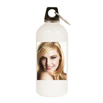 Katherine Heigl White Water Bottle With Carabiner