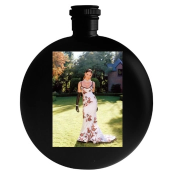 Katherine Heigl Round Flask