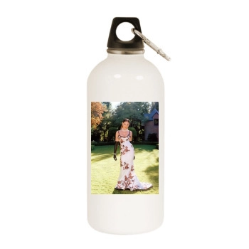 Katherine Heigl White Water Bottle With Carabiner