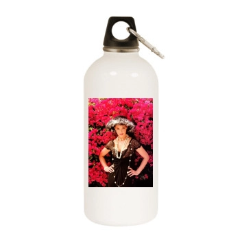 Katherine Heigl White Water Bottle With Carabiner