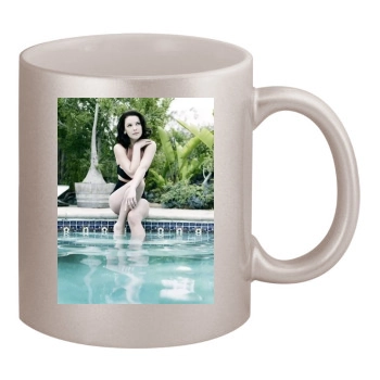 Katherine Heigl 11oz Metallic Silver Mug