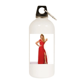 Katherine Heigl White Water Bottle With Carabiner