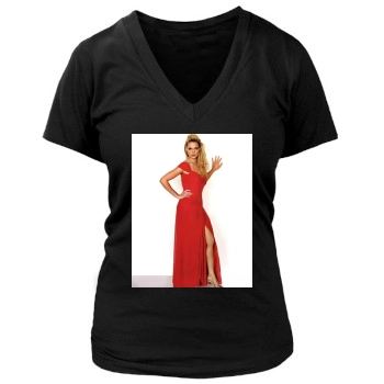 Katherine Heigl Women's Deep V-Neck TShirt