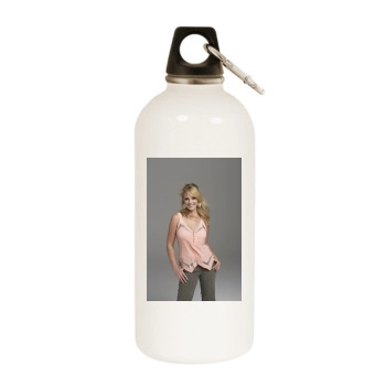 Katherine Heigl White Water Bottle With Carabiner