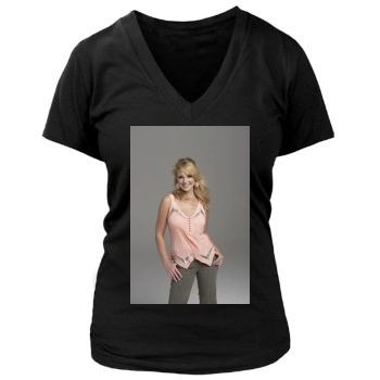 Katherine Heigl Women's Deep V-Neck TShirt