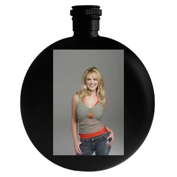 Katherine Heigl Round Flask