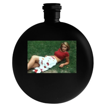 Katherine Heigl Round Flask