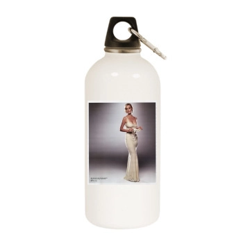 Katherine Heigl White Water Bottle With Carabiner