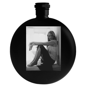 Katherine Heigl Round Flask