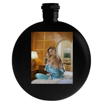 Katherine Heigl Round Flask