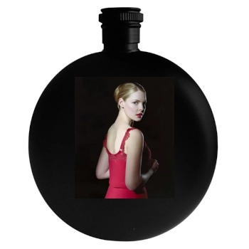 Katherine Heigl Round Flask