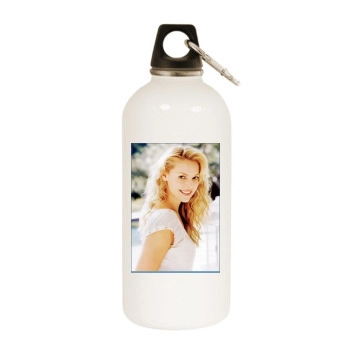 Katherine Heigl White Water Bottle With Carabiner