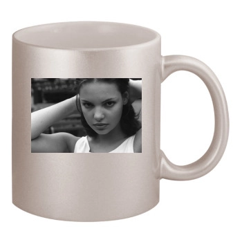 Katherine Heigl 11oz Metallic Silver Mug