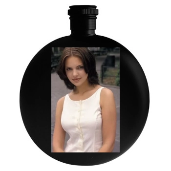 Katherine Heigl Round Flask