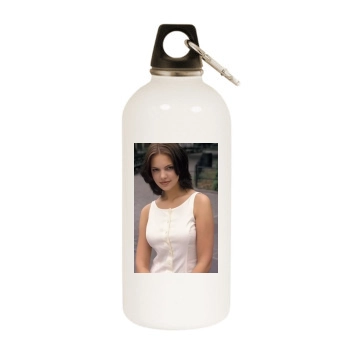 Katherine Heigl White Water Bottle With Carabiner