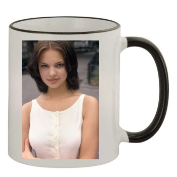 Katherine Heigl 11oz Colored Rim & Handle Mug