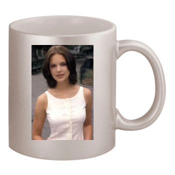 Katherine Heigl 11oz Metallic Silver Mug