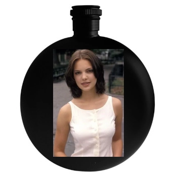 Katherine Heigl Round Flask