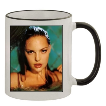 Katherine Heigl 11oz Colored Rim & Handle Mug