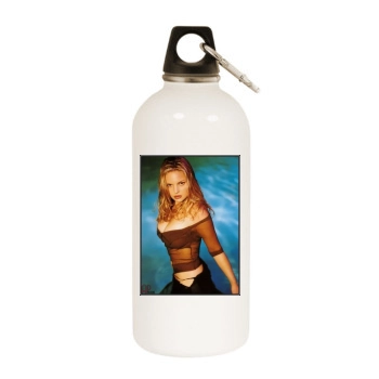 Katherine Heigl White Water Bottle With Carabiner